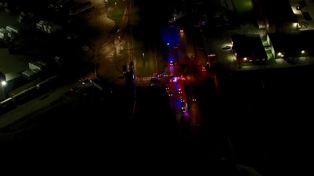 Man dies in crash involving train, 18-wheeler in east Harris County