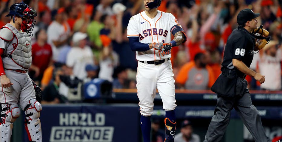 Lance McCullers Jr. of the Houston Astros meets with the media after  News Photo - Getty Images