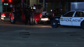 Officer clipped by patrol car during chase for catalytic converter thieves, 3 arrested