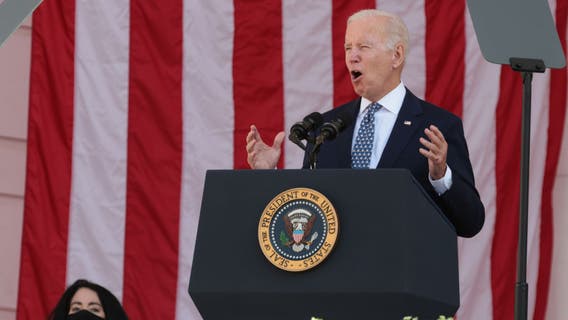 Biden calls veterans the 'soul of America' in Arlington ceremony