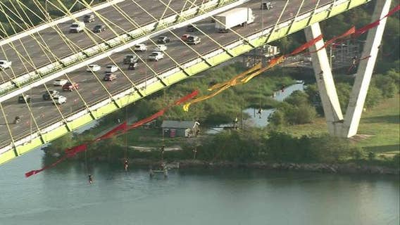 Greenpeace pays $58K to first responders for 2019 Fred Hartman Bridge takeover