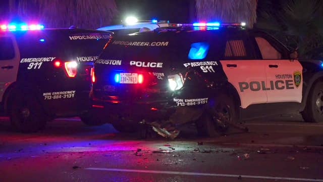 Police: Driver crashed into HPD cruiser at scene of another crash