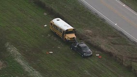Texas DPS: Aide killed in Hempstead ISD school bus crash with special needs children aboard
