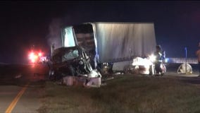 Conroe police: Wrong-way driver dies in crash with 18-wheeler on I-45