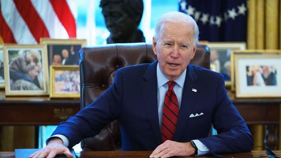 In abortion rights debate, President Biden doesn't often use the word