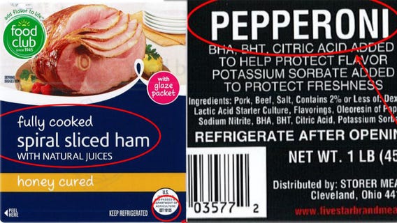 234K pounds of ham, pepperoni products recalled over listeria concerns