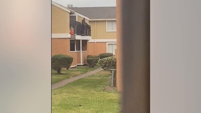 VIDEO: Man seen dangling dog over balcony of west Houston apartment