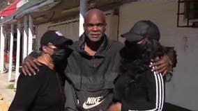 Homeless man who rescued deputy from deadly crash, reunited with family after they saw him on TV