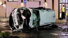 'I was screaming': Georgia woman trapped in car swept up by tornado