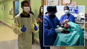 Teen who received life-saving transplant reacts to medical breakthroughs using pig organs
