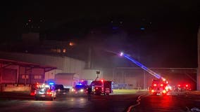Firefighters put out blaze at plastics factory in Wharton County