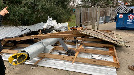 Saturday damage includes family-owned restaurant in Montgomery