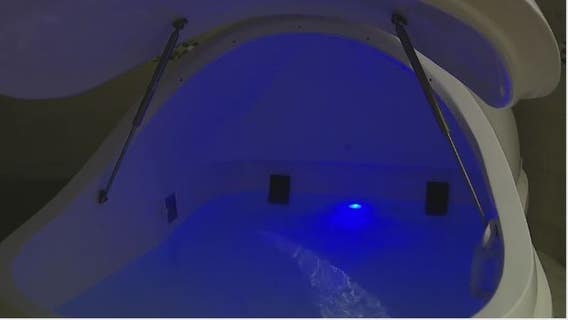 Rejuvenate your body with float therapy which includes 1,000 pounds of Epson salt