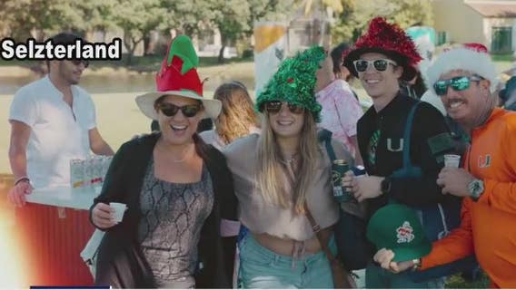 Sample more than 100 unique seltzers on a golf course when Seltzerland comes to Houston