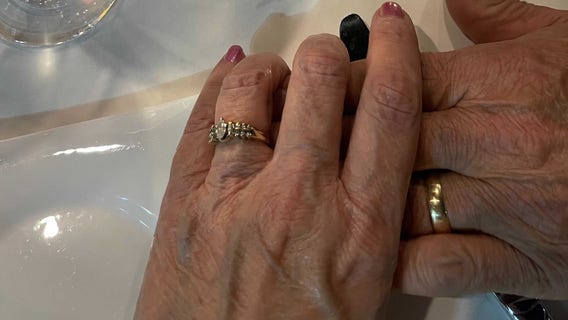Wedding rings stolen from grandmother after husband dies of COVID