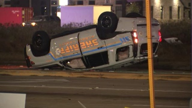 Harris Co. deputy may be at fault following rollover crash on Tuesday evening