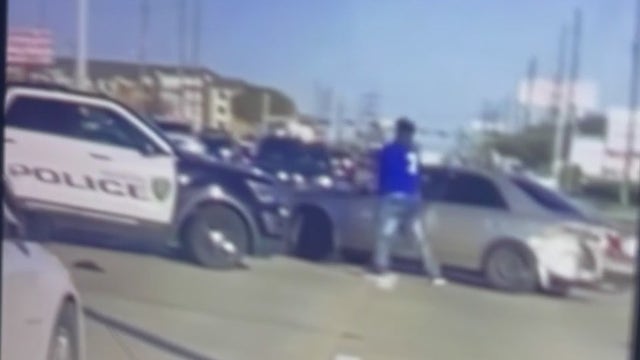 Eyewitness captures video of Houston police shooting after high speed chase
