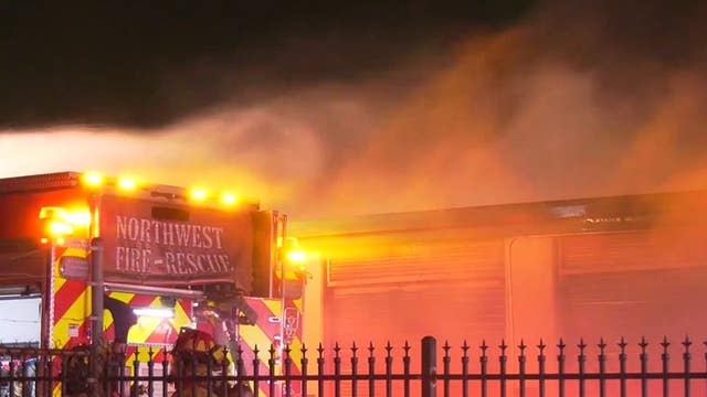 More than 100 storage units affected by 4-alarm fire in NW Harris County