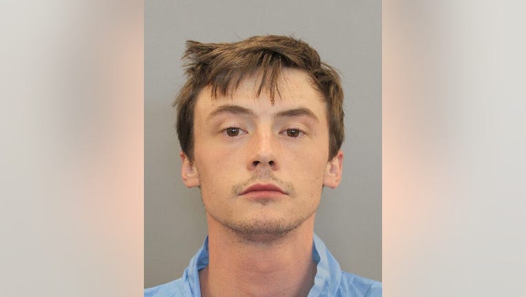 Ryan Mitchell Smith, 26, is accused of stabbing a Houston Police K9 that chased him after a robbery.