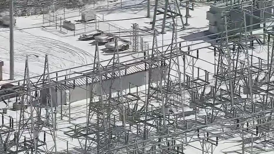 winter weather power plant
