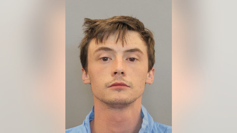 Ryan Mitchell Smith, 26, is accused of stabbing a Houston Police K9 that chased him after a robbery.