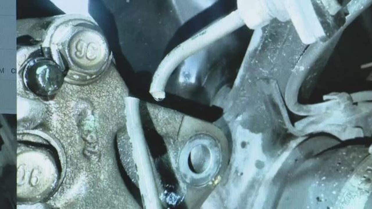 What Does a Cut Brake Line Look Like