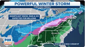 More than 100 million people in path of major winter storm's snow, ice from Texas to Midwest, Northeast