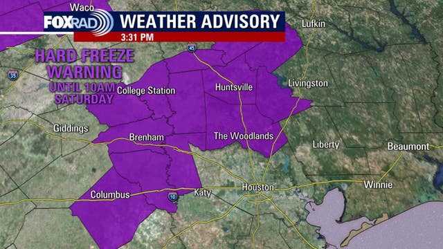 Texas Winter Storm: Houston area hit with freezing temps, harsh wind chills