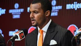 Deshaun Watson denies sexual assault allegations at Browns introductory news conference