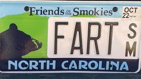 Woman fights to keep ‘FART’ license plate in North Carolina