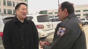 Heart attack survivor meets Cypress security guard who helped save his life
