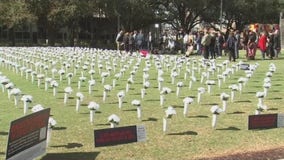 Gun violence memorial at Discovery Green commemorates thousands of lives lost