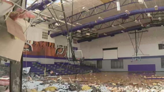 Tornadoes reported in North Texas, leaving significant damage to homes, schools