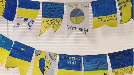 Friendswood teachers recently in Ukraine trying to bring normalcy to students still in war zone