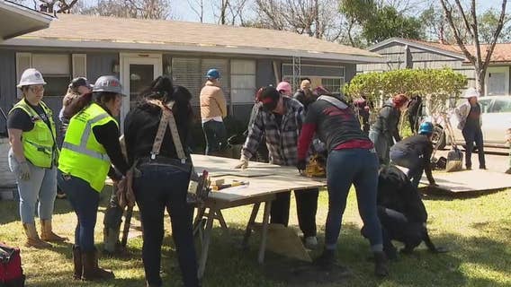 Houston women working in construction breaking barriers, rebuilding homes