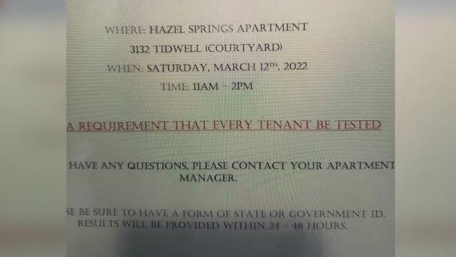COVID-19 test requirement reversed at Houston apartment complex following FOX 26 investigation