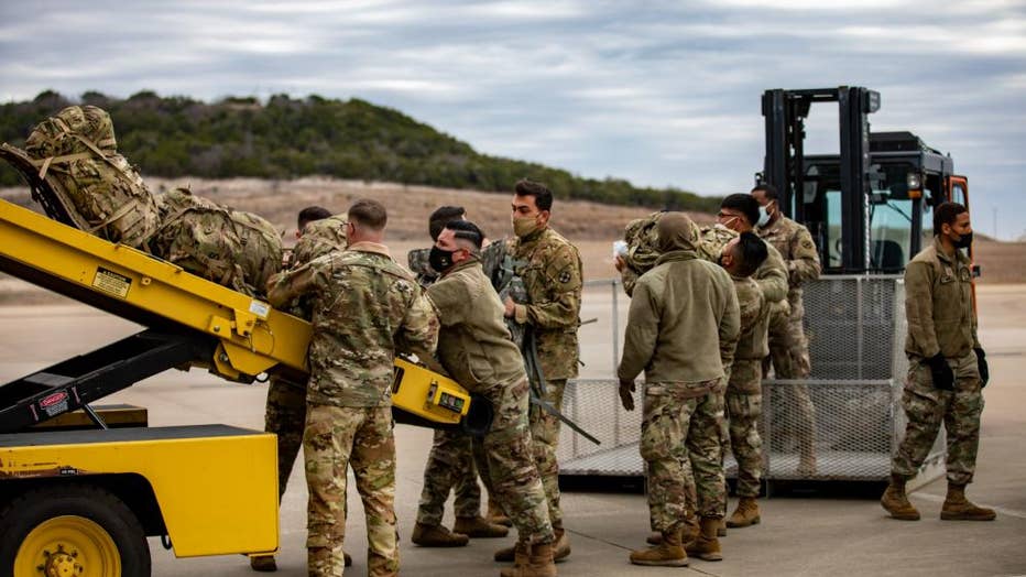 fort hood deploying troops