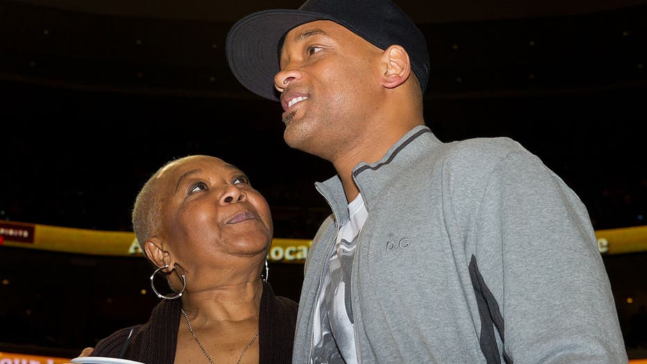 Celebrities Attend The Miami Heat Vs. The Philadelphia 76ers Game At The Wachovia Center