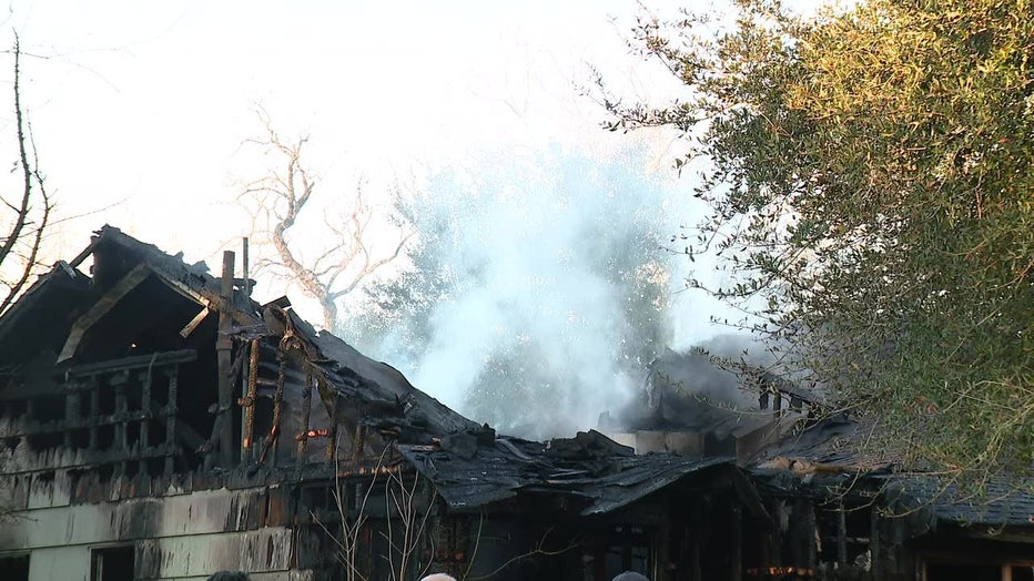 The Houston Fire Department battled a house fire on Kinglet on March 1, 2022.