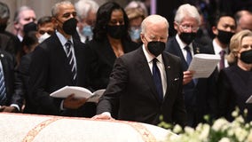 Madeleine Albright funeral: Biden, Clintons honor 1st female secretary of state