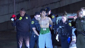 Suspected carjacker who led police on chase pretended he was tied up, kidnaped