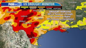 88% percent of Texas in drought, conditions could worsen