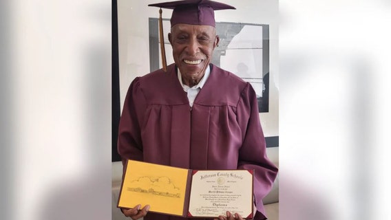 101-year-old earns honorary high school diploma after dropping out in the 1930s