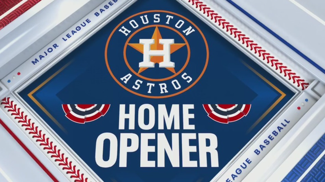 Getting ready for the Houston Astros 'Home Opener' at Minute Maid Park