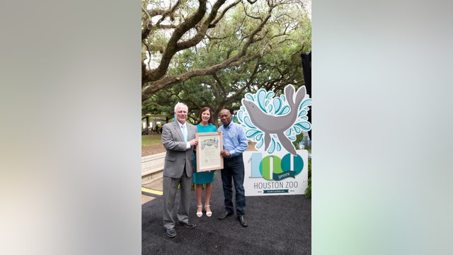 April 30th declared 'Houston Zoo Day' by mayor during centennial celebration