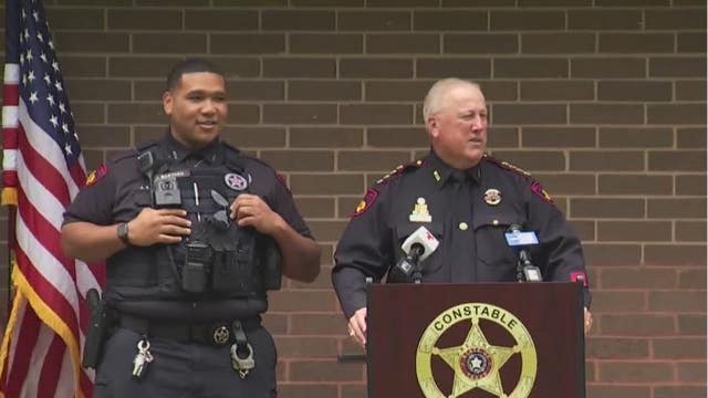 Harris Co. Constable Deputy back on the job after being shot in deadly ambush