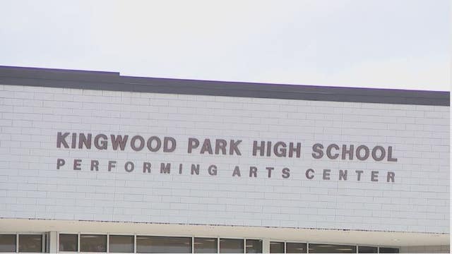 Kingwood Park High School students rallying in support of friends who were violently attacked last week