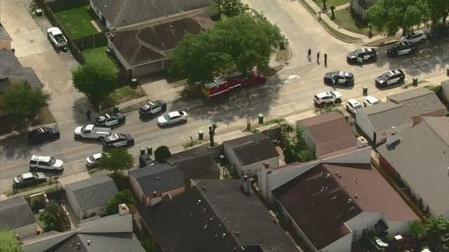 Suspect stole ambulance outside Houston hospital, crashed during chase: police