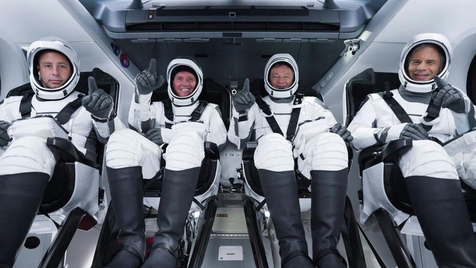 WOFL AX-1 Mission astronauts