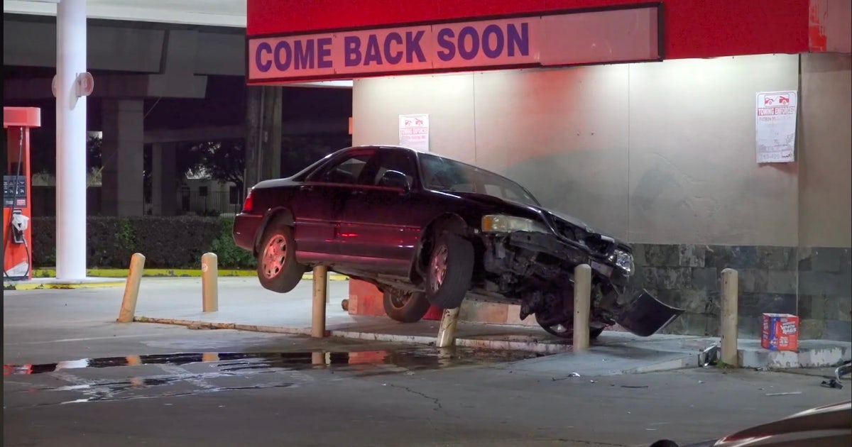 Armed carjacking sparks chase, ends with car on barriers, 3 suspects in ...